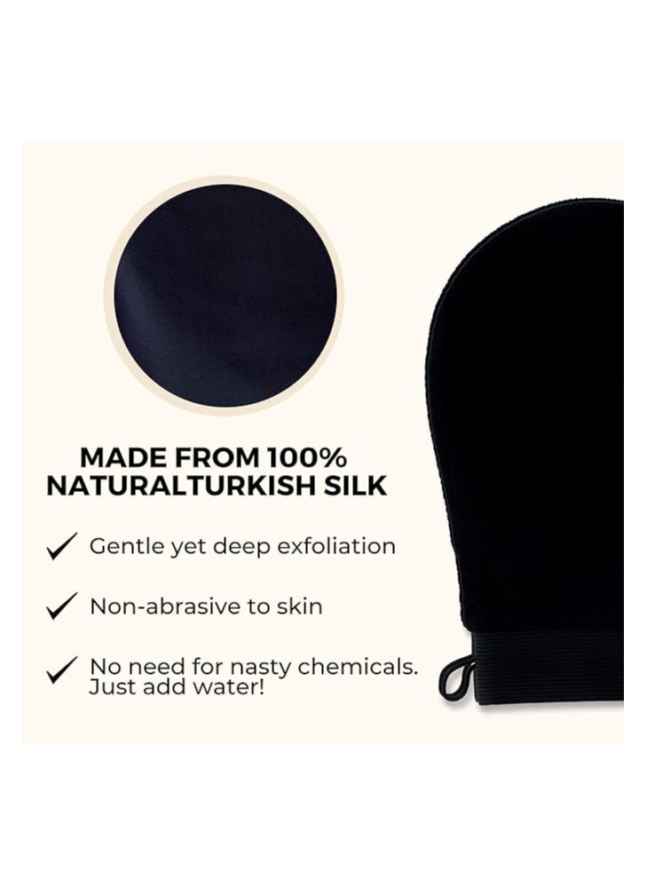 Ghar soaps - Exfoliating Gloves, Scrubber for Dead Skin Body by Ghar Soaps | Loofah for Women and Men | Gentle On Skin | Easy To Use | Scrub Gloves | All Dead Skin Cells, Blackheads, Impurities, Sustainable - Image 1