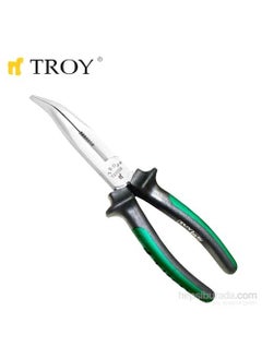 Troy 21036 Curved Nose Pliers (160Mm) 