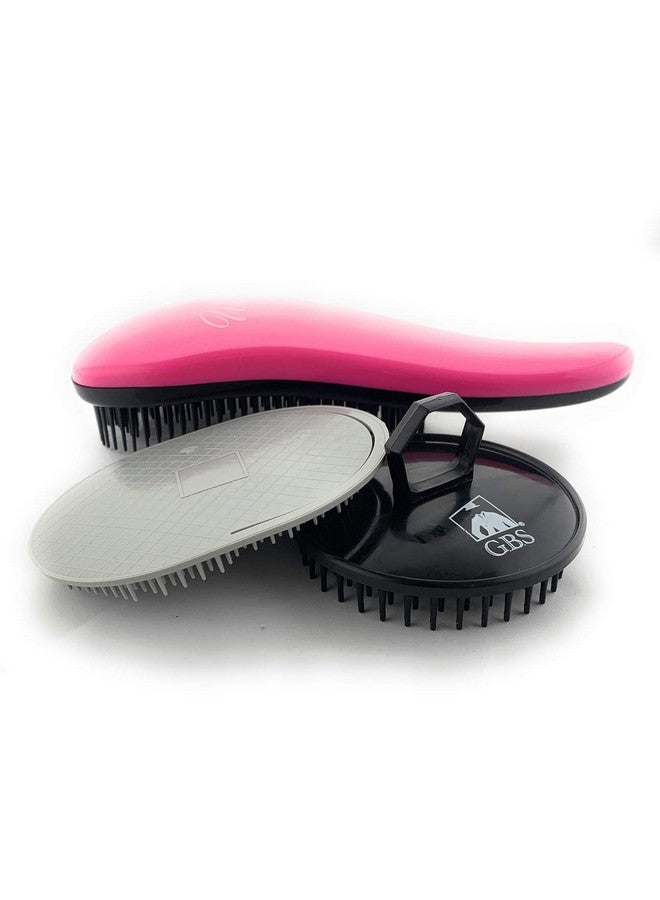 G.B.S Wave Detangling Hair Brush Detangling Hair Brush For Natural Curly Straight Wet And Dry Hair - Image 3