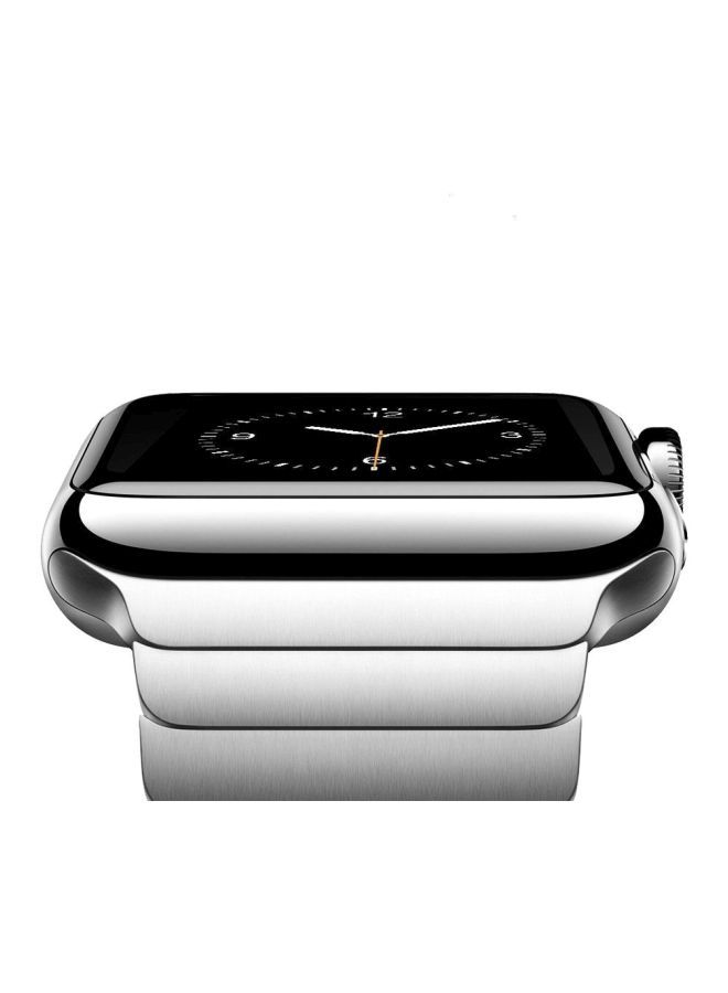 NIBEMINENT Replacement Band For Apple Watch 44mm Series 4 Silver - Image 3