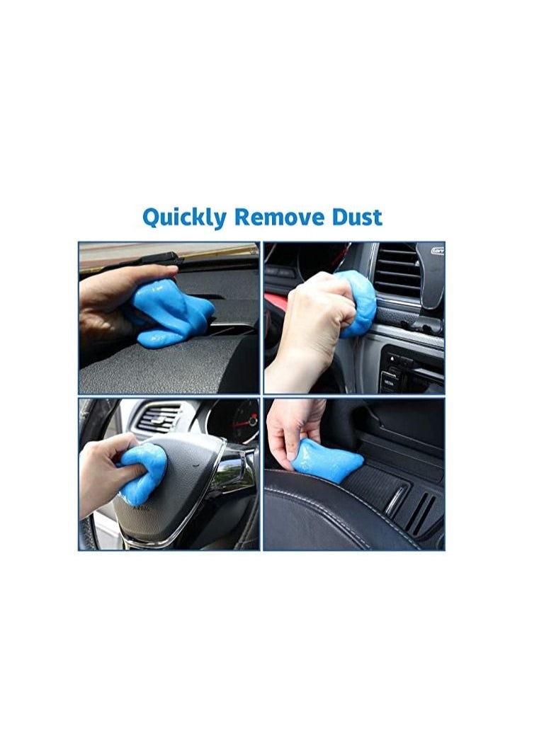SYOSI - Universal Cleaning Gel, Car Cleaning Kit Universal Detailing Automotive Dust Car Crevice Cleaner Auto Air Vent Interior Detail Removal Putty Cleaning Keyboard Cleaner for Car Vents, PC - Image 1