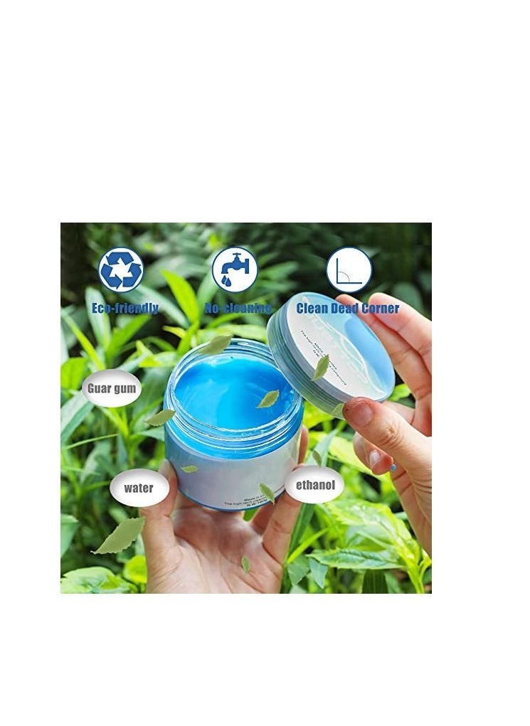 SYOSI - Universal Cleaning Gel, Car Cleaning Kit Universal Detailing Automotive Dust Car Crevice Cleaner Auto Air Vent Interior Detail Removal Putty Cleaning Keyboard Cleaner for Car Vents, PC - Image 1