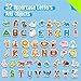 SpriteGru 52 Magnetic Letters Animals Uppercase Letter Fridge Magnets Refrigerator Decors Alphabet Words Cognition Educational Learning Tool for Kids Toddlers - Image 4