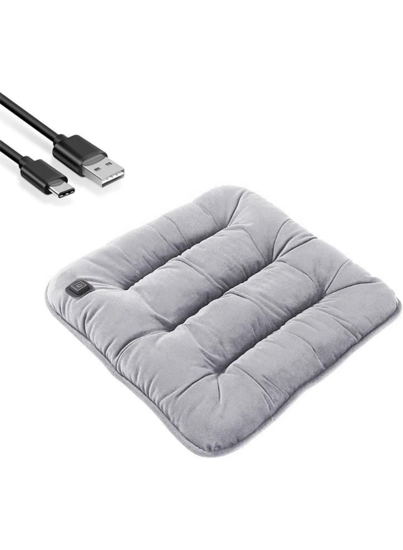 USB Heated Seat Cushion with 3 Heat Settings, Heated Office Chair,Fast Warming up to 65°C, Water-Resistant Pad for Office, Home Sofa and Travel. - Image 1