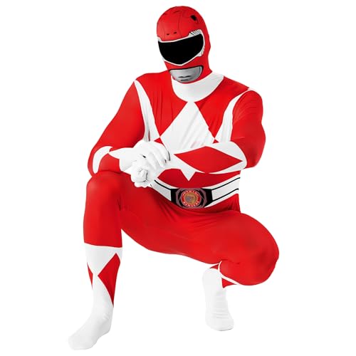 Morphsuits بدلة مورف سوت باور رينجرز، بدلات باور رينجر للبالغين، بدلات باور رينجر الحمراء، بدلة باور رينجر للرجال البالغين، بدلة باور رينجر للبالغين، بدلة رينجر الحمراء للبالغين M - Image 4