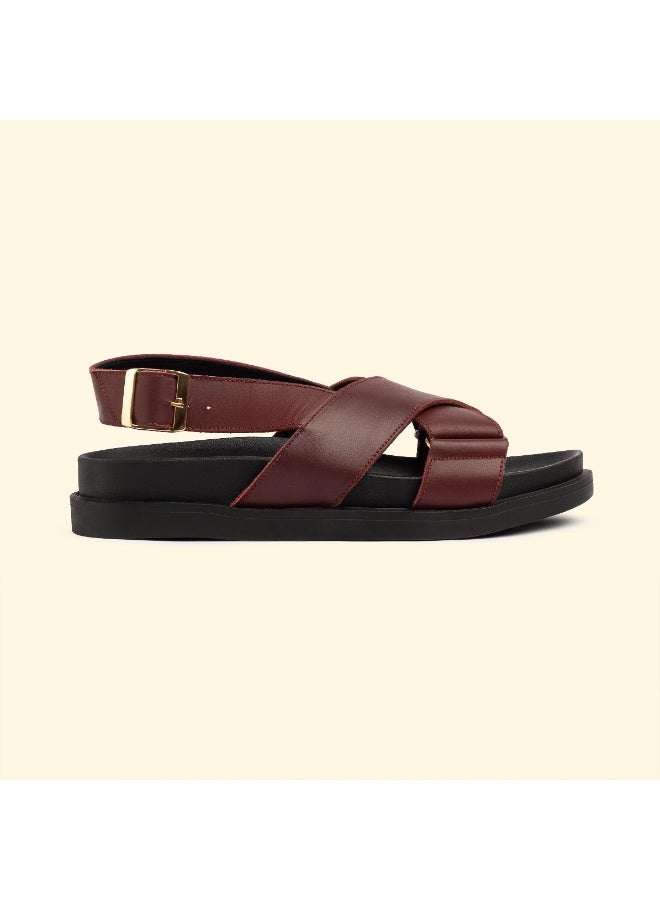 BOU AYLA CROSS SLIDES - Ayla Flame - Image 1