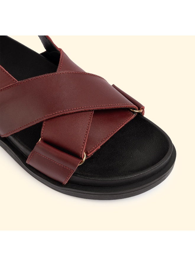 BOU AYLA CROSS SLIDES - Ayla Flame - Image 2