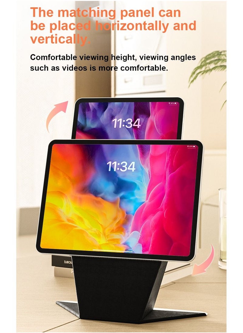 Lommyka - Apple iPad Pro 11-inch(2nd,3rd,4th generation) Case,Detachable smart dual clip magnetic tablet case,Higher iPad case,Sleep with auto wake,Can be placed Digital Pencil White - Image 1