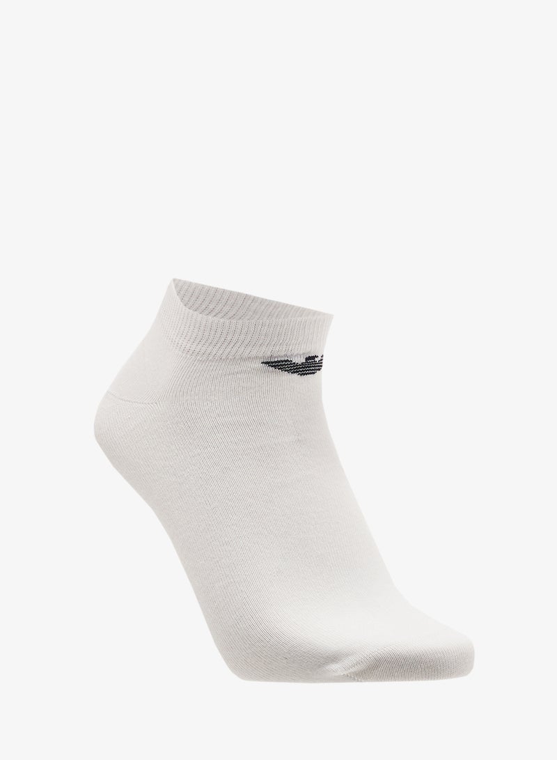 EMPORIO ARMANI 3 Pack Of Logo Ankle Socks - Image 1