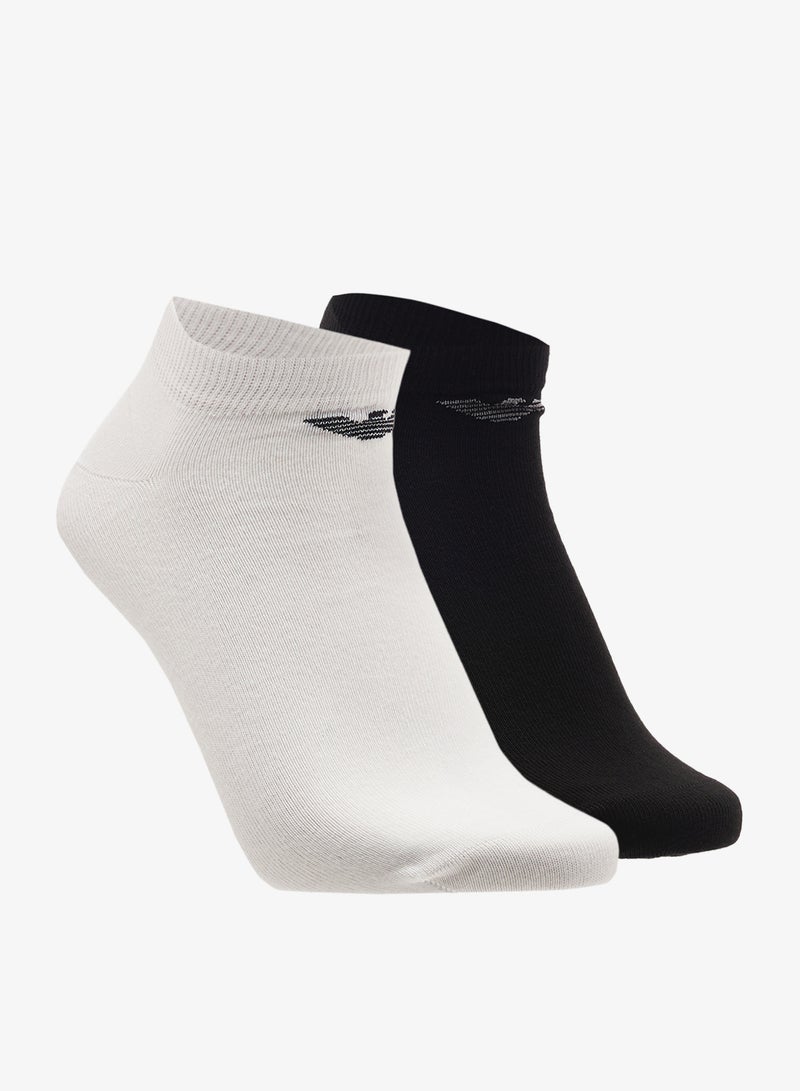 EMPORIO ARMANI 3 Pack Of Logo Ankle Socks - Image 5