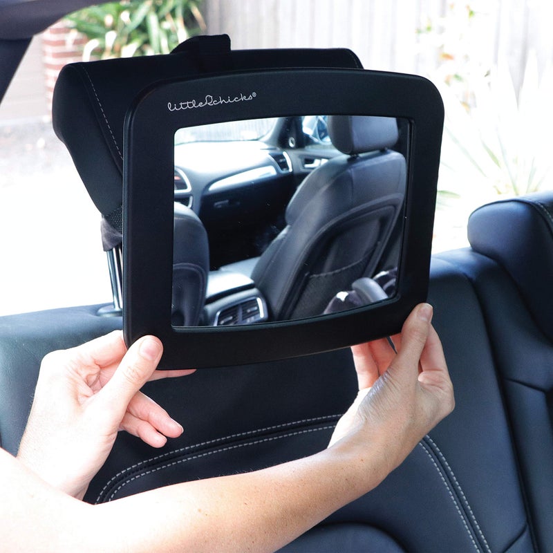 Little Chicks Adjustable Backseat Car Mirror with Securing Dial - Image 4
