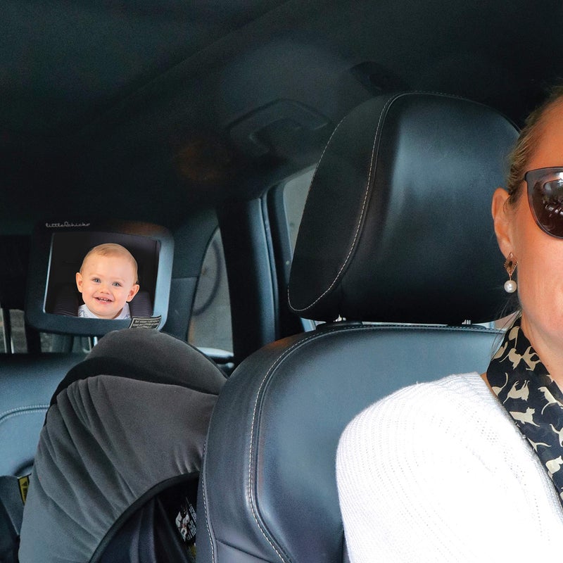 Little Chicks Adjustable Backseat Car Mirror with Securing Dial - Image 5