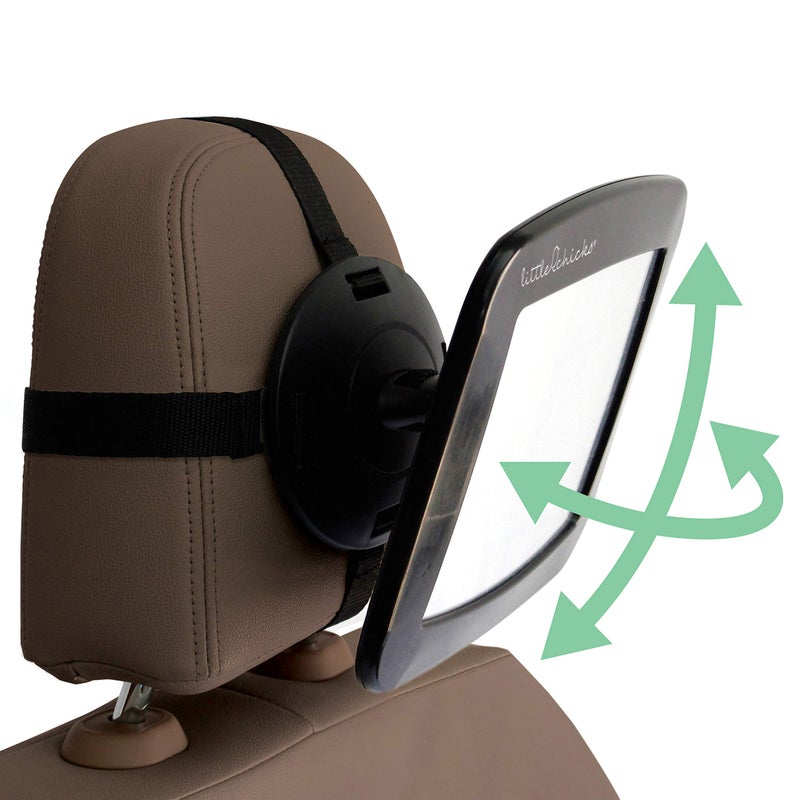 Little Chicks Adjustable Backseat Car Mirror with Securing Dial - Image 2