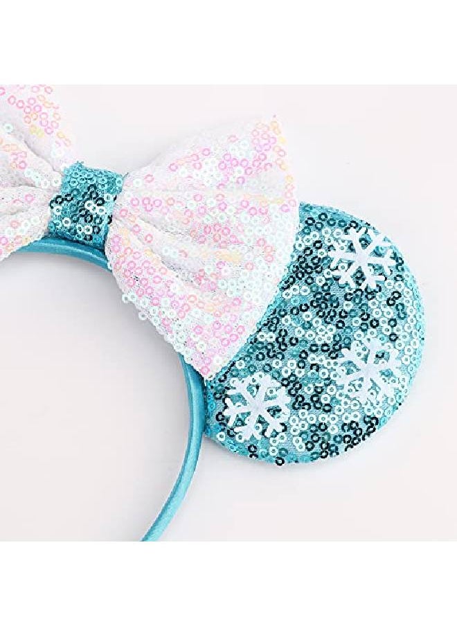 DRESHOW Mouse Ears Bow Headbands Glitter Party Decoration Cosplay Costume For Girls & Women  - Image 4