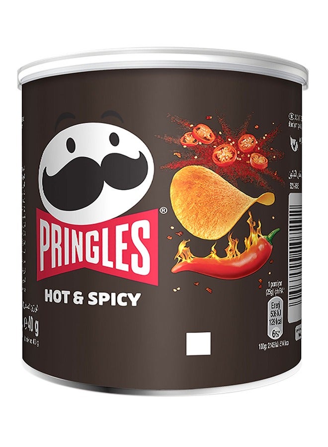 Pringles Hot & Spicy Chips 12 x 40g - Image 2