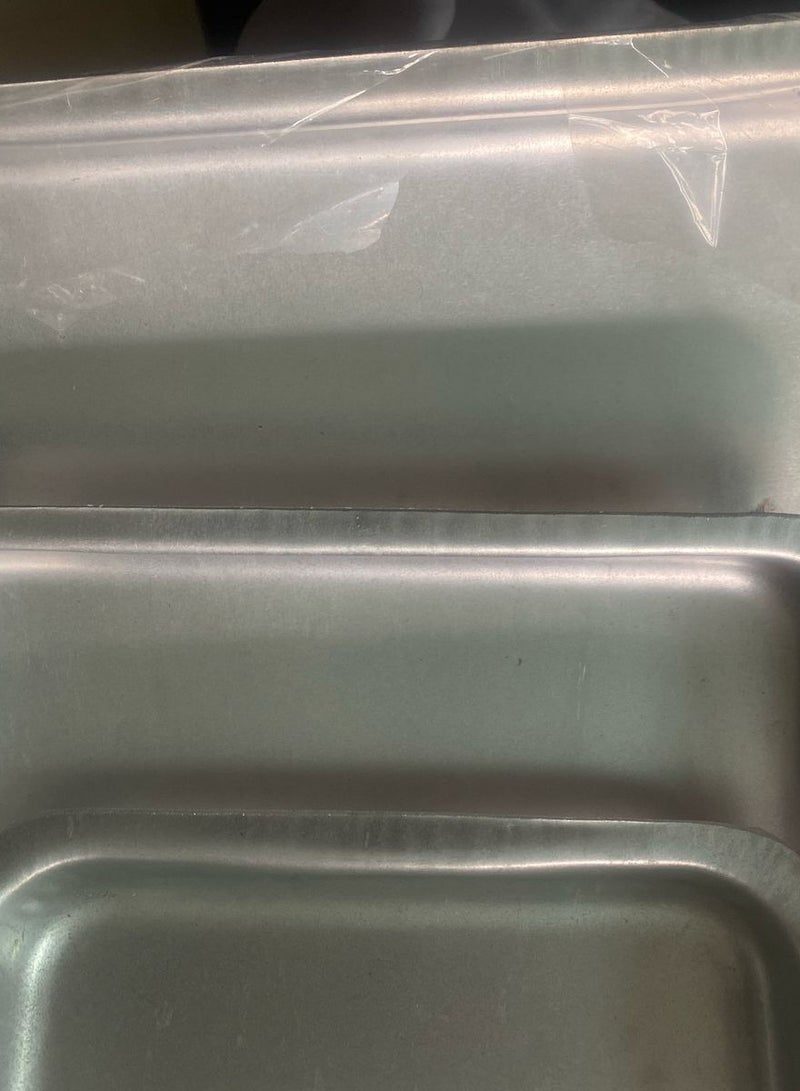 صينيه لعمل الطواجن والمخبوزات من الالمونيوم النقي _ مستطيله - Image 3