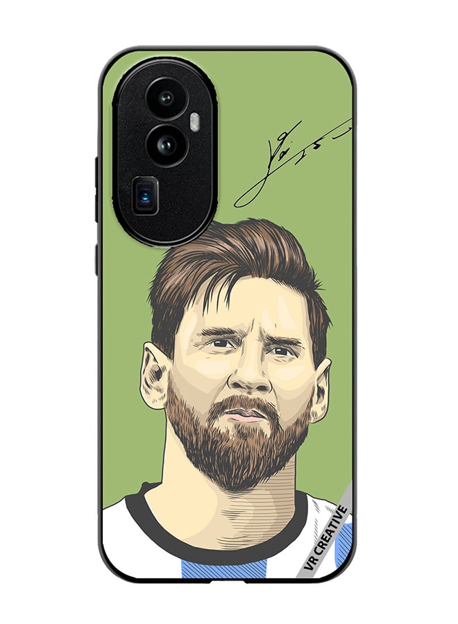 VR CREATIVE Protective Case Cover For Oppo Reno 10 Pro Plus Lionel Messi, An Argentine Design Multicolour - Image 1