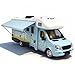 VIIGER Toy Camper RV Motorhome Toys for Boys Girls Diecast Metal Vehicle Pretend Play Pull Back Model Car Doors Awning Open Light Sound Age 3 4 5 6 7 8 Kids Toddlers Birthday Gifts Blue - Image 3
