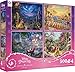 Ceaco Thomas Kinkade Disney Princess 4 Pack 500 Piece Jigsaw Puzzles Multi Pack for Adults and Teens - Image 2