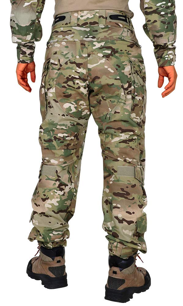 KRYDEX Tactical Men's K3 Combat Pants with Knee Pads (US, Alpha, X-Large, Regular, Regular, MC) - Image 2