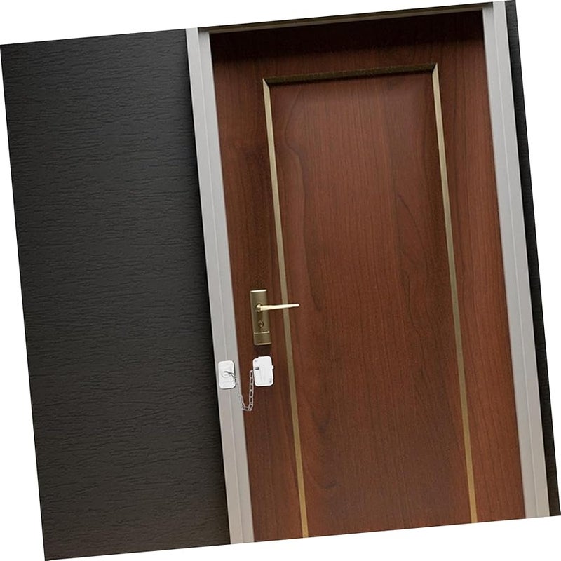 STOBOK قفل باب سلسلة من الفولاذ المقاوم للصدأ لأمن المنزل والمكتب والمدرسة - Image 5