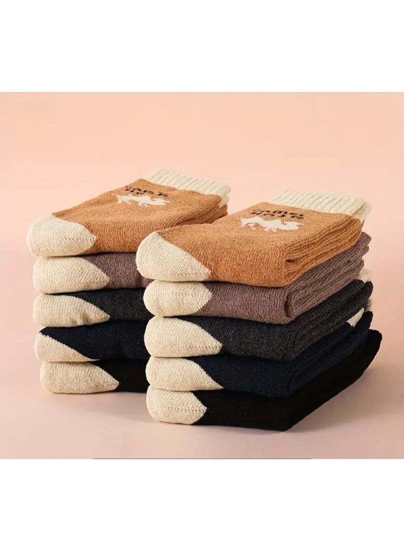 camel Winter Thick Camel Wool Socks 100% - Image 3