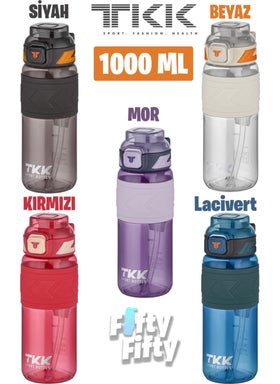 Tkk 1000 ml Dual Use Tritan Water Bottle with Straw/Comfortable Drinking Bpa Free Carrying Strap FFTKK1020-1000 - pzsku/Z4BA90A7B23BDDFED9B51Z/45/_/1730729675/581dec52-450b-4281-8b97-acd2abfe38dc