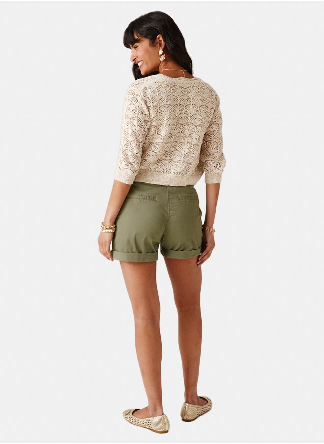 promod Belted pleated shorts  - Image 3