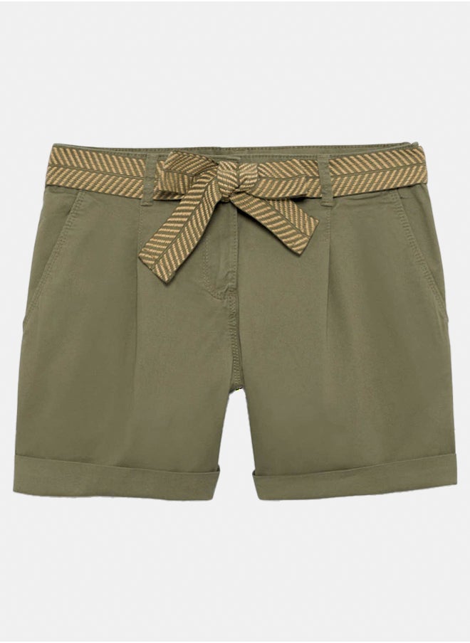promod Belted pleated shorts  - Image 4