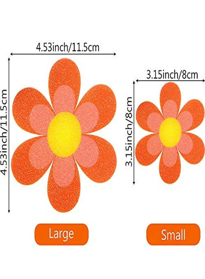Photect 26 Pieces Flower Non Slip Stickers for Bathtub Daisy Non Slip Shower Sticker Adhesive Star Flower Cute Bathtub Decals with Bright Colors, Bath Tread for Bathroom and Other Slippery Surfaces(Colorful) - Image 2