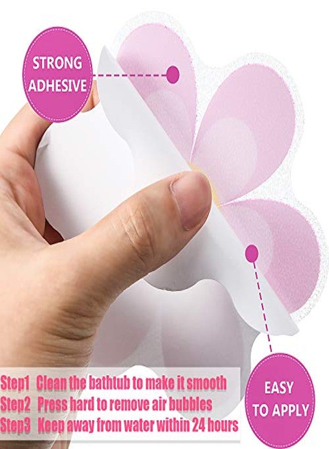 Photect 26 Pieces Flower Non Slip Stickers for Bathtub Daisy Non Slip Shower Sticker Adhesive Star Flower Cute Bathtub Decals with Bright Colors, Bath Tread for Bathroom and Other Slippery Surfaces(Colorful) - Image 3