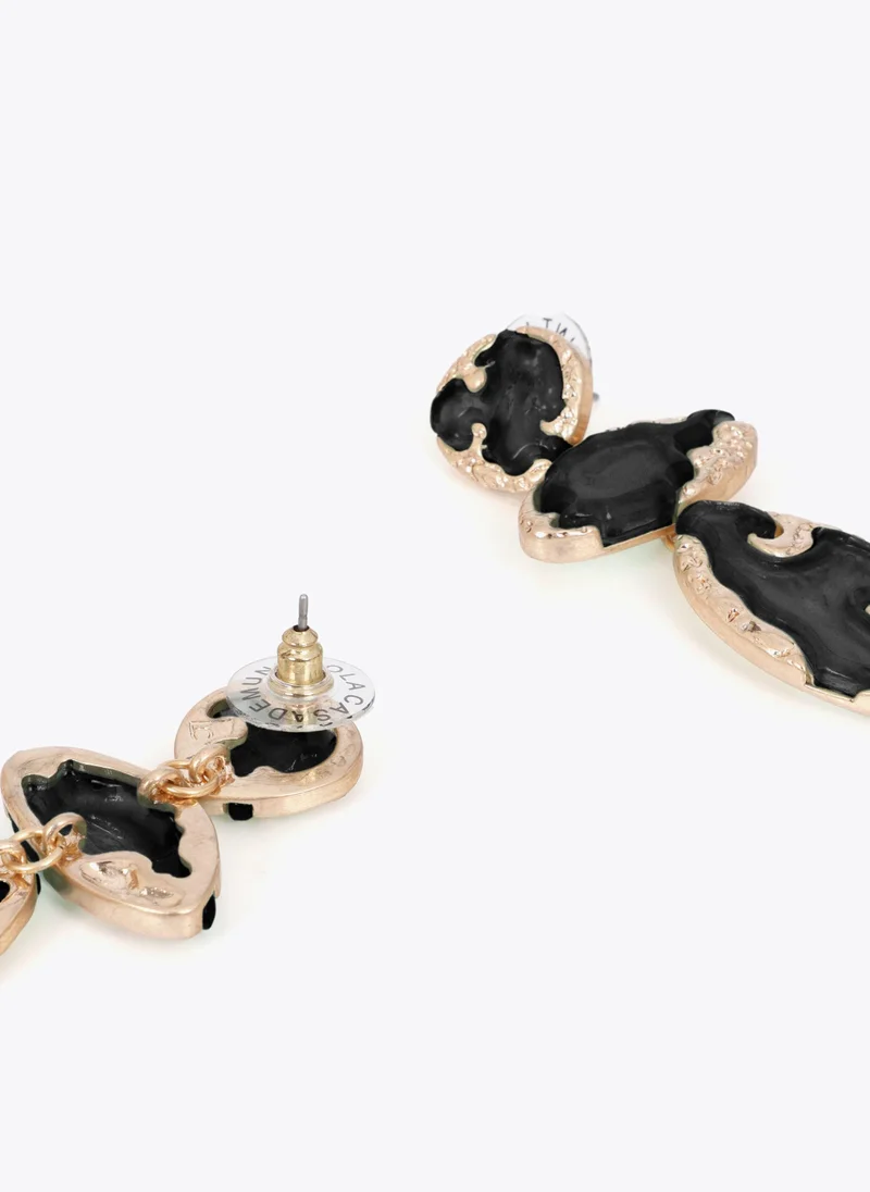 لولا كساديمونت Metallic Lacquered Maxi Earrings