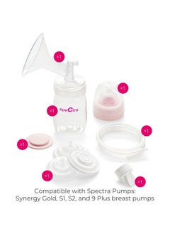 Spectra Premium Breast Milk Pump Accessory Kit With Baby Bottles Medium 24Mm  - Image 3