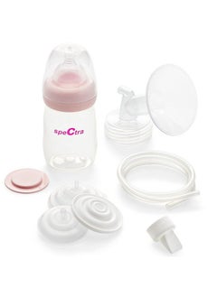 Spectra Premium Breast Milk Pump Accessory Kit With Baby Bottles Medium 24Mm  - Image 2