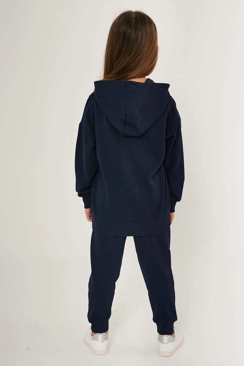 يو اس بولو اسن BASE. Polo Assn. Legend Polo Club Navy Blue Girls Tracksuit Set