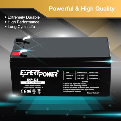 ExpertPower Replacement Battery for APC Back UPS ES 350 - Image 4