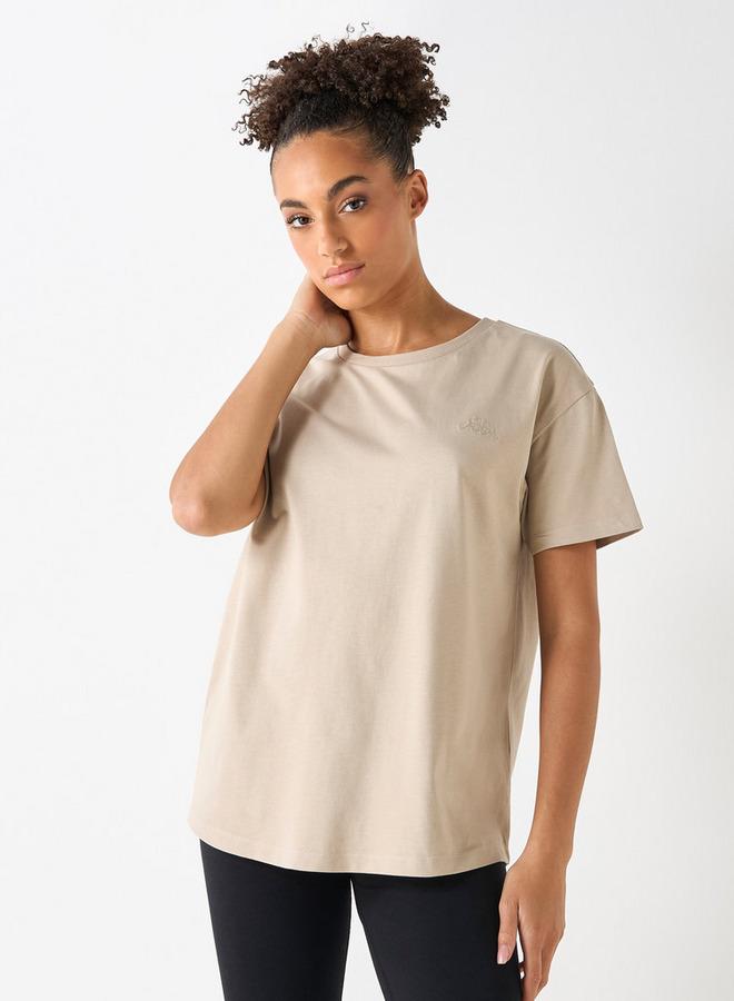 كابا تيشيرت بياقة ضيقة وأكمام قصيرة من كابا - Image 1