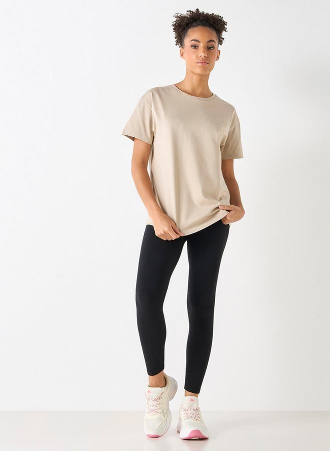 كابا تيشيرت بياقة ضيقة وأكمام قصيرة من كابا - Image 2