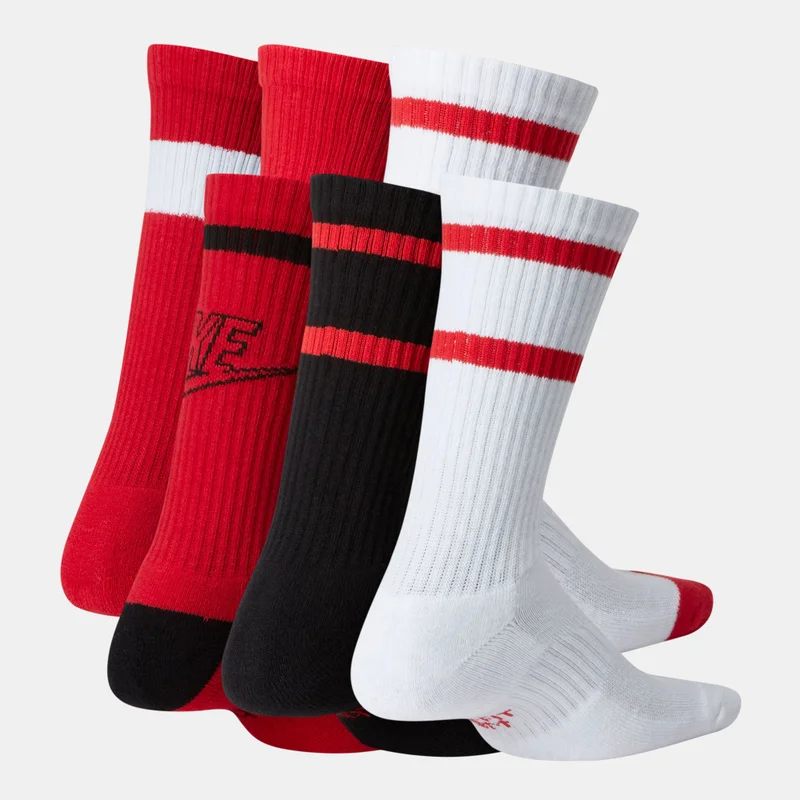 Nike Kids' Everyday Cushioned Crew Socks (6 Pairs)