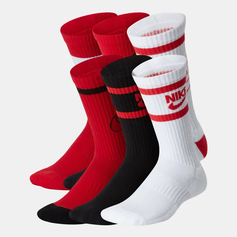 Nike Kids' Everyday Cushioned Crew Socks (6 Pairs)