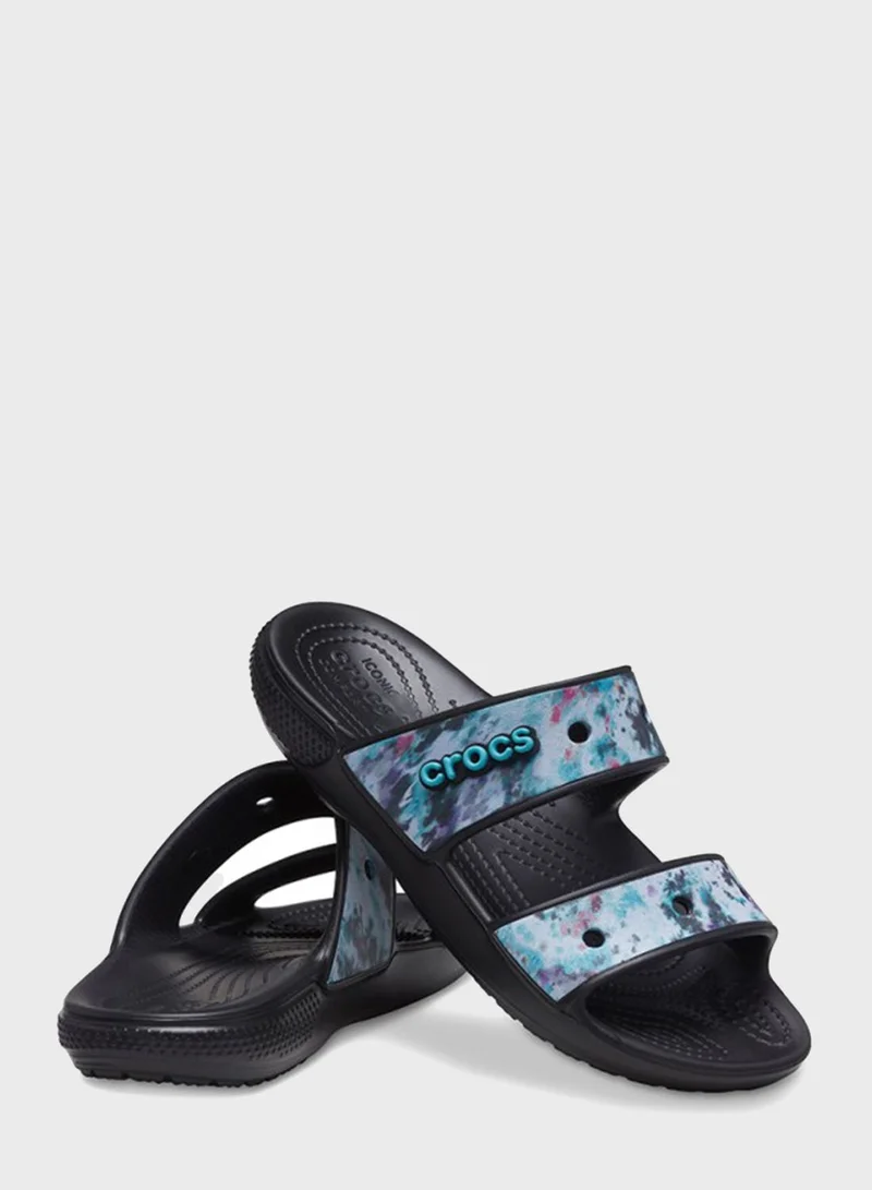 crocs Tie Dye Sandals