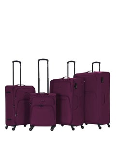 Generic Wheeled travel bags made of high-quality, durable fabric, 4 pieces, sizes 32, 28, 24 and 20  - Image 1