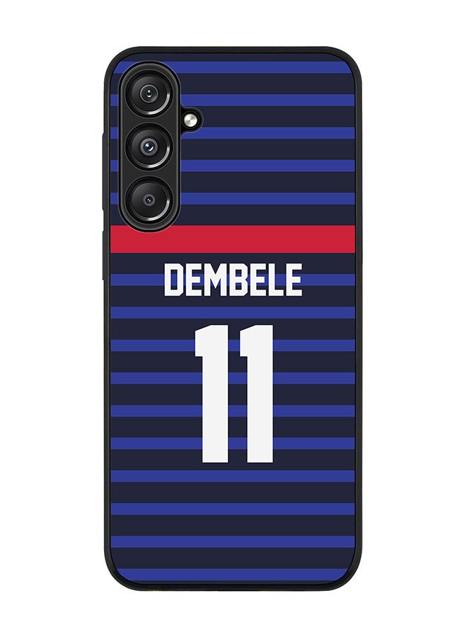 Stylizedd غطاء لهاتف سامسونج جالاكسي A16 / A16 5G، حماية كاميرا نحيفة، غطاء هاتف مضاد للصدمات - كرة القدم - فرنسا، ديمبلي - Image 1