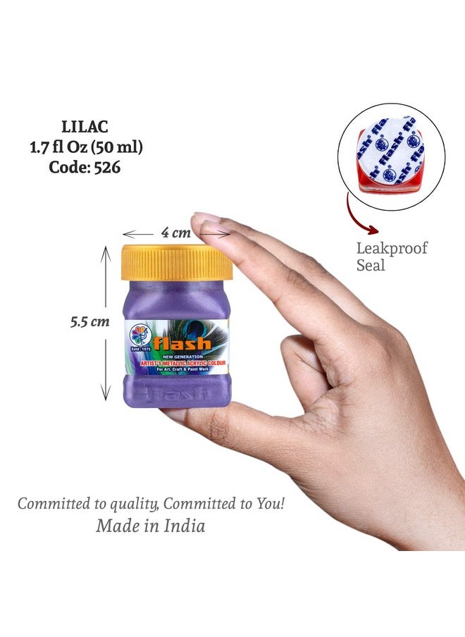 Flash - Flash Metallic Color (Lilac, 50ml) - Image 1