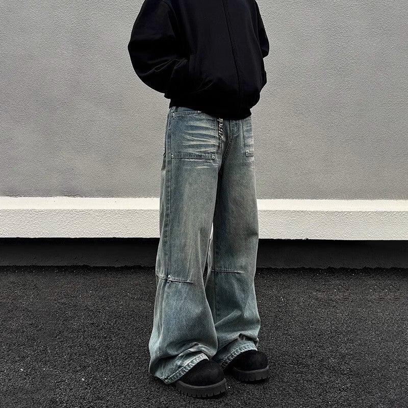 Unisex Casual Daily Denim Jeans - Image 2