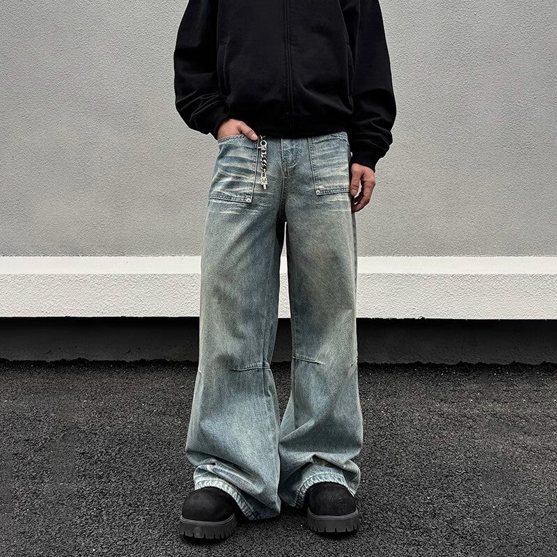 Unisex Casual Daily Denim Jeans - Image 4