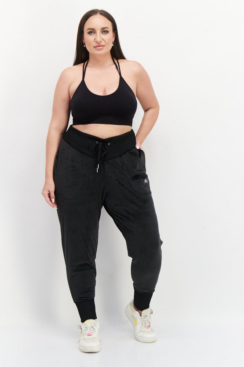Adidas Women Plus Size Training Jogger Pant, Black - Image 3