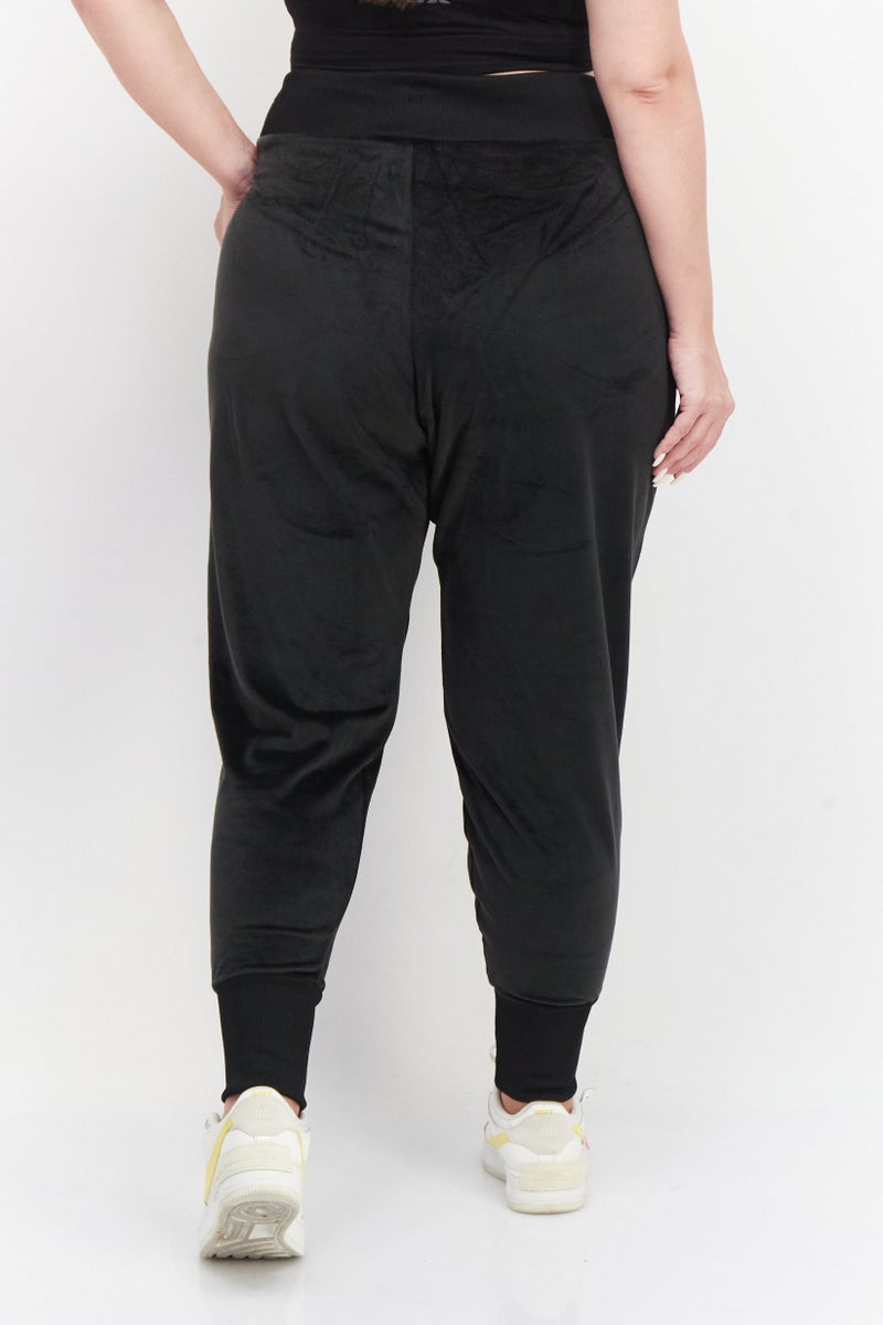 Adidas Women Plus Size Training Jogger Pant, Black - Image 4