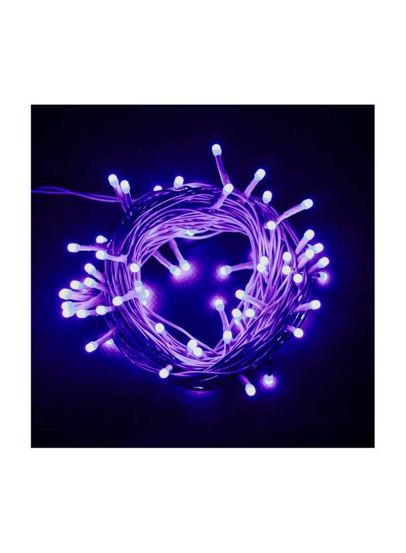Lexton Lunar Decorative String Light/Fairy Light | 12.5 Meter, 75 LEDs | Plug Sourced | Suitable for Home & Outdoor Decoration, Diwali, Christmas, Wedding, Party, Lawn (Pack of 50, Blue)  - Image 2