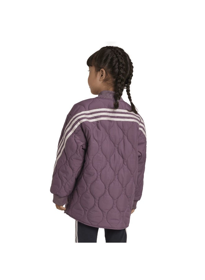 Adidas adidas Lg Dy Md Jkt Purple Training Jackets 1824  - Image 4